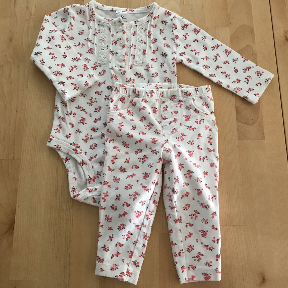Carter’s floral coord set